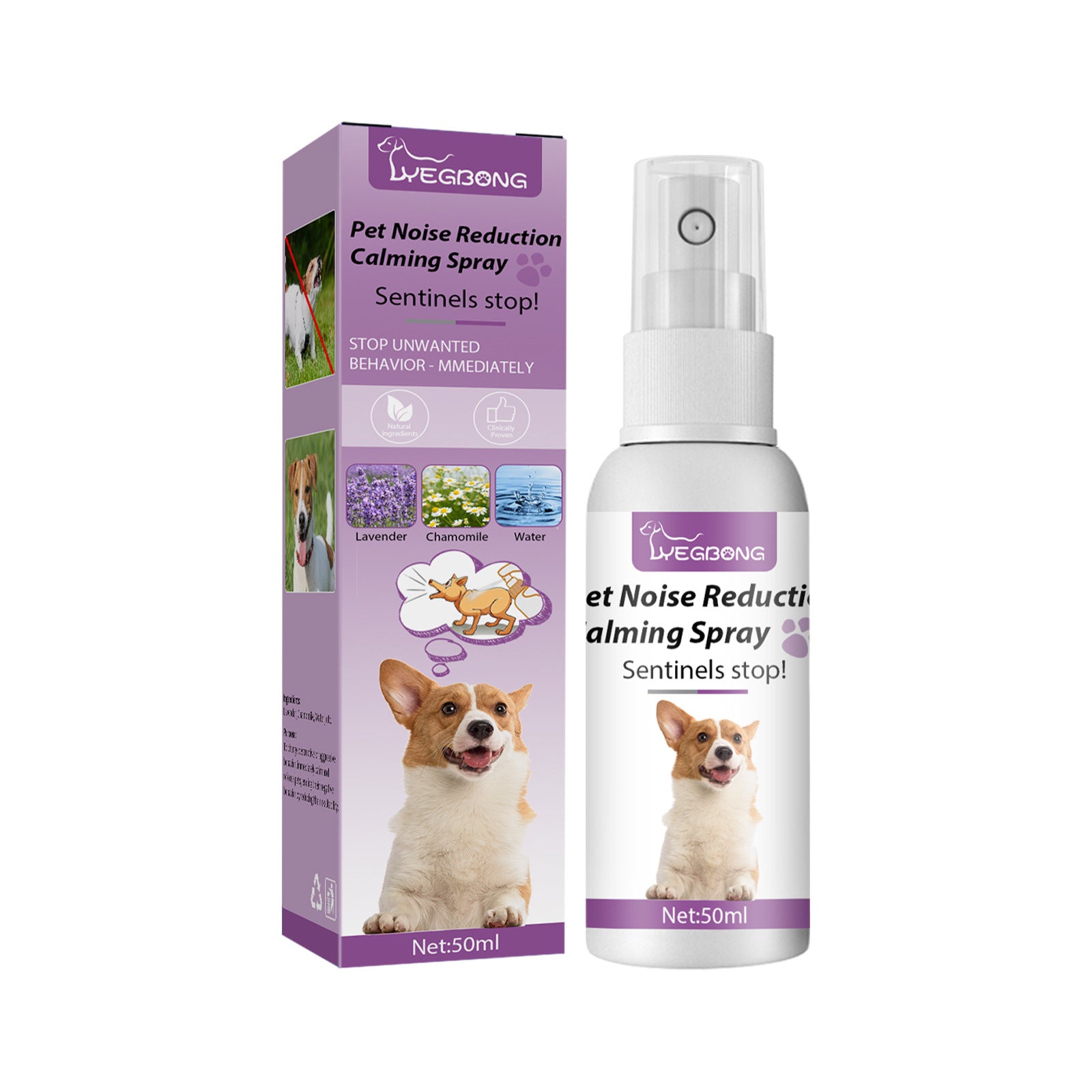 Pet Calming Spray — Stress & Anxiety Relief for Dogs & Cats